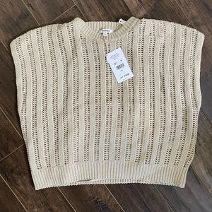 Splendid Cream Knit Top